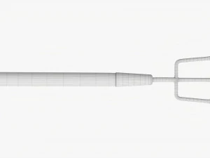 Gardening Pitchfork 01 3D Model