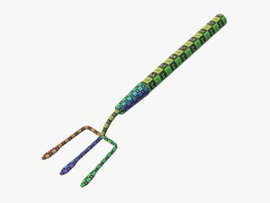 Gardening Pitchfork 01 3D Model