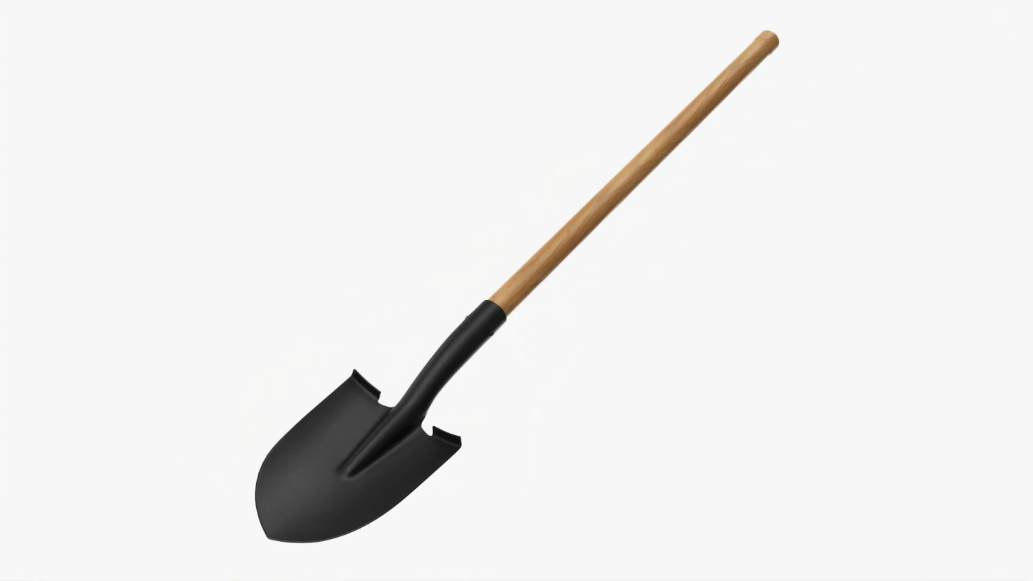 Gardening Shovel 01 3D Model .c4d .max .obj .3ds .fbx .stl .blend