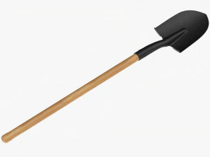 Gardening Shovel 01 3D Model
