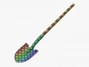 Gardening Shovel 01 3D Model