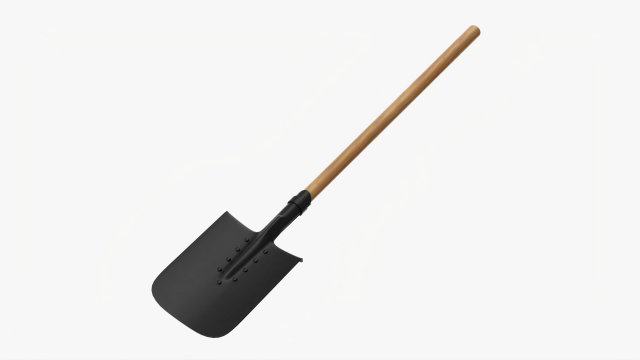 Gardening Shovel 03 3D-Modell .c4d .max .obj .3ds .fbx .stl .blend 