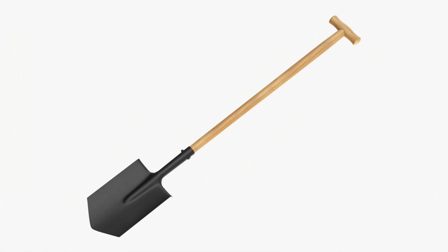 Gardening Shovel 04 3D Model .c4d .max .obj .3ds .fbx .stl .blend