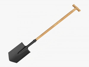 Gardening Shovel 04 3D Model