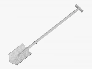 Gardening Shovel 04 3D Model