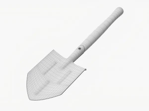 Gardening Shovel 07 3D Model
