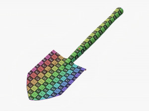 Gardening Shovel 07 3D Model