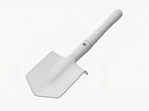 Gardening Shovel 08 3D Model