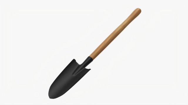 Gardening Shovel 09 3D 模型 .c4d .max .obj .3ds .fbx .stl .blend 
