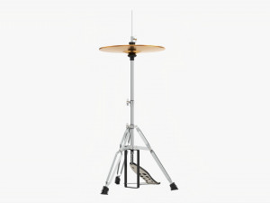 Hi-Hat Cymbals On Stand 3D Модель