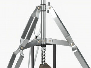 Hi-Hat Cymbals On Stand 3D Модель