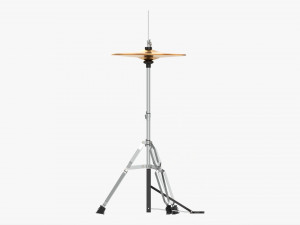 Hi-Hat Cymbals On Stand 3D Модель