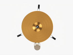 Hi-Hat Cymbals On Stand 3D Модель