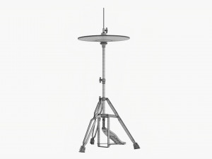 Hi-Hat Cymbals On Stand 3D Модель