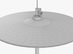 Hi-Hat Cymbals On Stand 3D Model