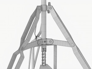 Hi-Hat Cymbals On Stand 3D Модель