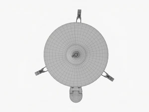 Hi-Hat Cymbals On Stand 3D Model