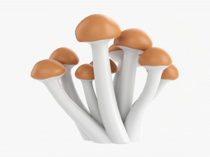 Honey Mushrooms Armillaria Mellea 3D Model
