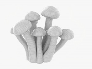 Honey Mushrooms Armillaria Mellea 3Dモデル