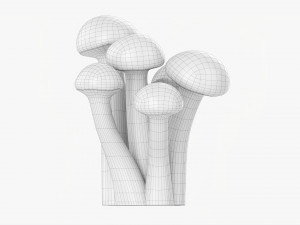 Honey Mushrooms Armillaria Mellea 3Dモデル