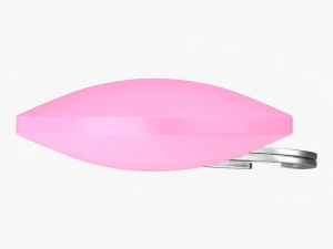 Keychain Heart Shaped 02 3D Model