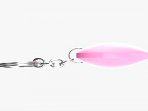 Keychain Heart Shaped 02 Modelo 3D