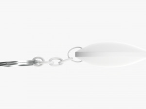 Keychain Heart Shaped 02 Modelo 3D
