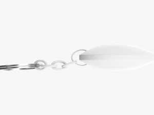 Keychain Heart Shaped 02 3D Model