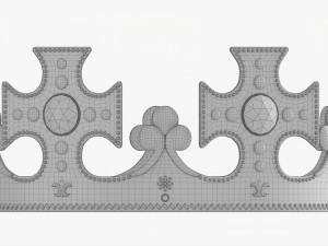 King Crown With Jewels Modelo 3D