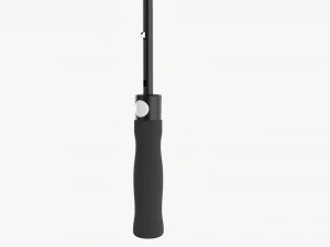 Large Automatic Umbrella Black 3D Model