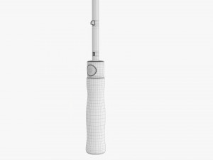 Large Automatic Umbrella Black 3D 모델
