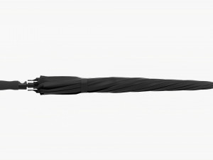 Large Automatic Umbrella Black Closed 3Dモデル