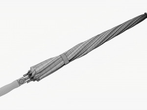 Large Automatic Umbrella Closed Colorful Modelo 3D