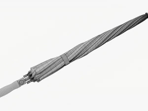 Large Automatic Umbrella Closed Colorful 3D Model