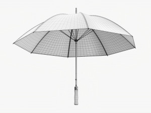 Large Automatic Umbrella Colorful 3D Model