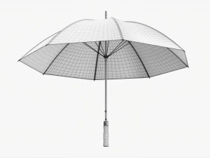 Large Automatic Umbrella Colorful 3D Model