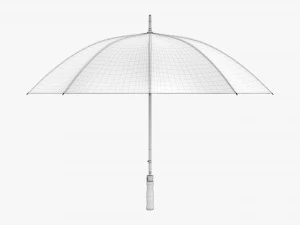 Large Automatic Umbrella Colorful 3D Model