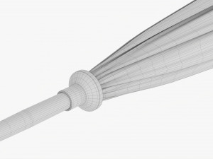 Large Automatic Umbrella Folded Colorful 3D Model