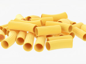 Maccheroni Pasta 3D Model