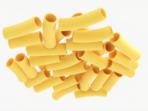 Maccheroni Pasta 3D Model