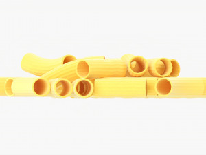 Maccheroni Pasta 3D Model