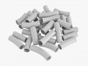 Maccheroni Pasta 3D Model