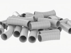 Maccheroni Pasta 3D Model