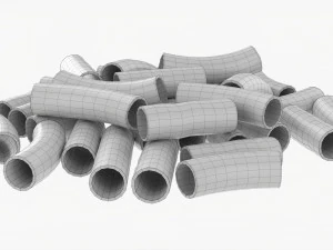 Maccheroni Pasta 3D Model