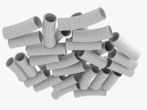 Maccheroni Pasta 3D Model