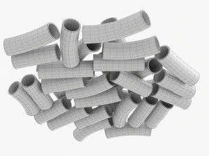 Maccheroni Pasta 3D Model