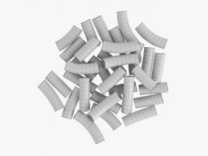 Maccheroni Pasta 3D Model