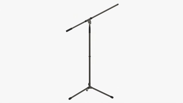 Microphone Tripod Stand Modelo 3D .c4d .max .obj .3ds .fbx .stl .blend 