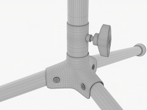 Microphone Tripod Stand Modelo 3D