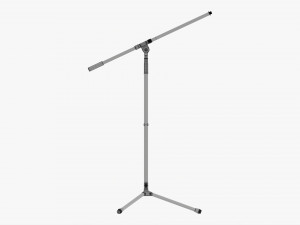 Microphone Tripod Stand Modelo 3D